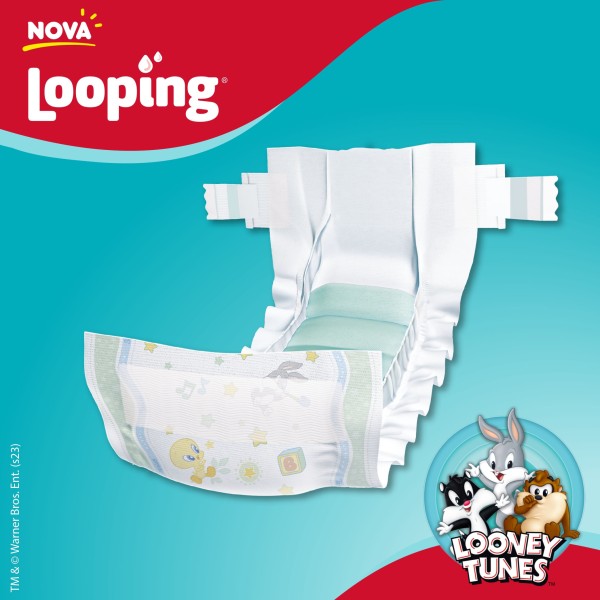 Encontraproduto.com.br - LOONEY TUNES FRALDA MEGA XG x 36