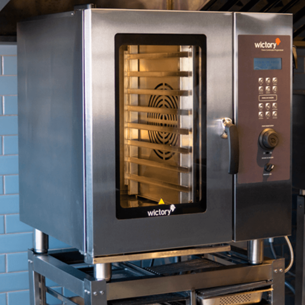 Encontraproduto.com.br - Forno Combinado a Gás 8 GN 1/1 WCPR-08 Wictory - Até 350 Refeições/ciclo