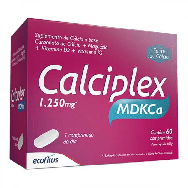 Encontraproduto.com.br - Calciplex Mdkca Com 60 Comprimidos