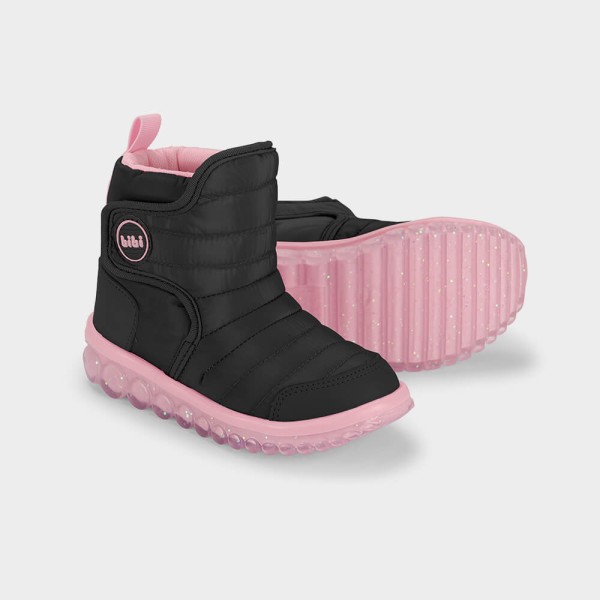 Encontraproduto.com.br - Bota Infantil Bibi Roller 2.0 Drop Preta