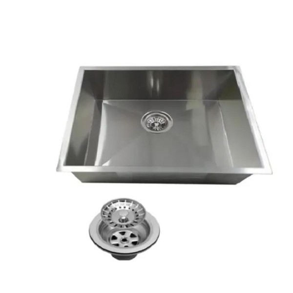 Encontraproduto.com.br - Cuba Inox Cozinha Quadrada Gourmet 60X40 Pia Louças
