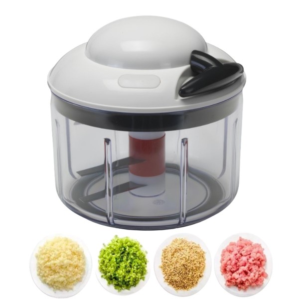 Mini Processador Alimentos Triturador 2 Lâminas Manual Prana