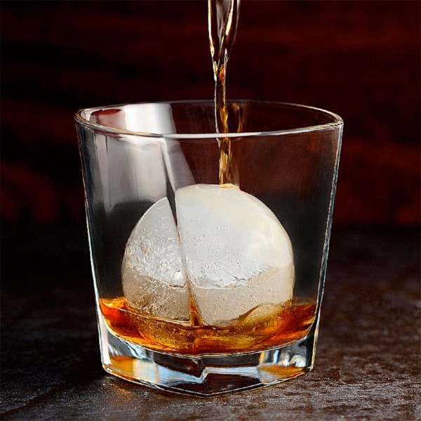 Encontraproduto.com.br - Forma De Gelo Silicone Esfera Com Funil Drink Du Vin Prana