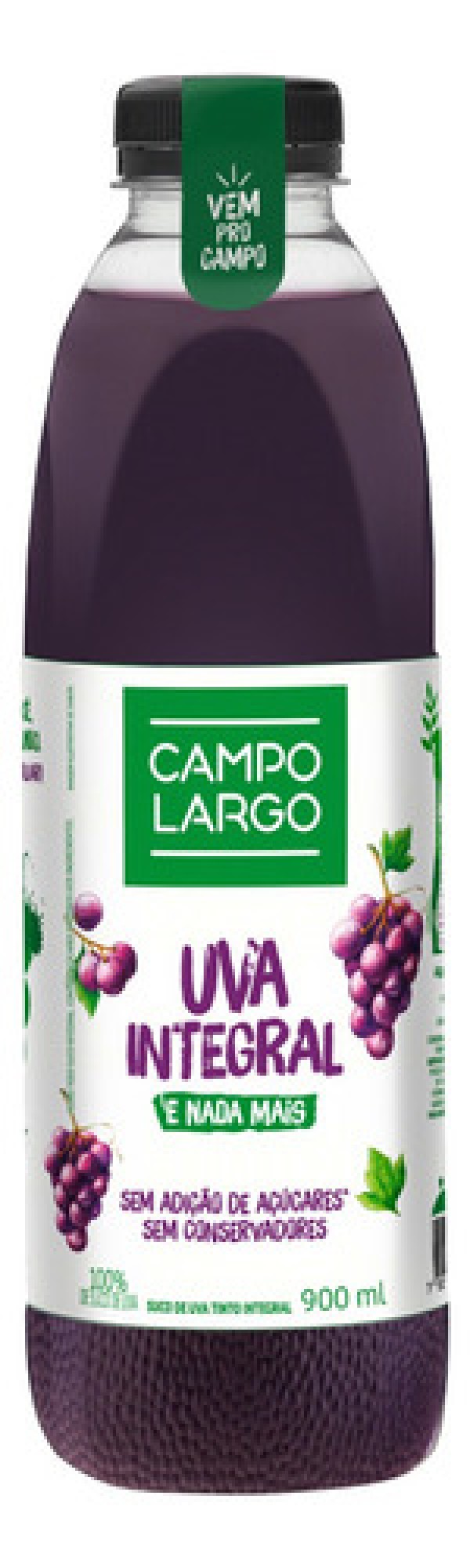 Suco Campo Largo Integral De Uva 900ml