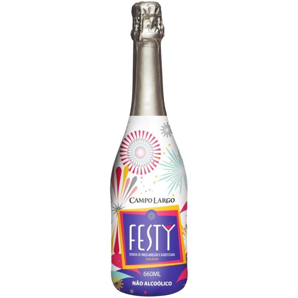 Encontraproduto.com.br - Espumante sem Álcool Festy Campo Largo 660ml