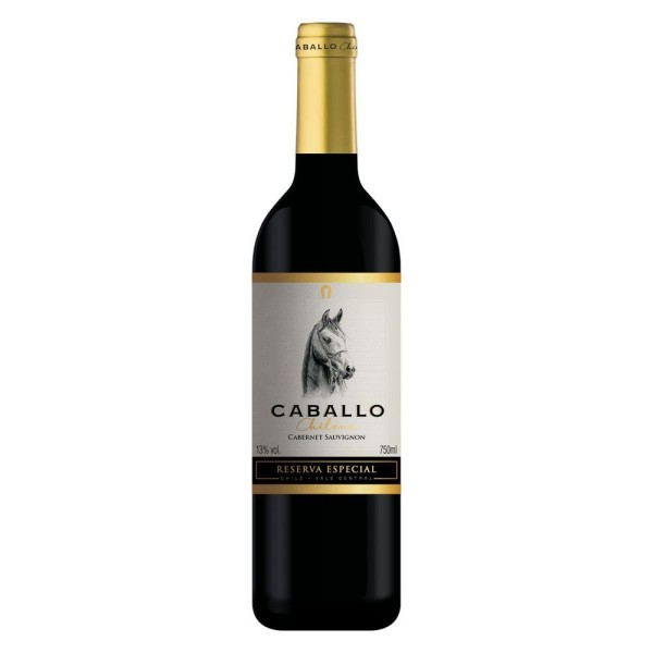 Encontraproduto.com.br - VINHO CHILENO CABALLO 750ML CABERN SAUVIGNO