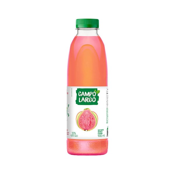 Encontraproduto.com.br - Suco Campo Largo Goiaba e Maçã Pet com 900ml