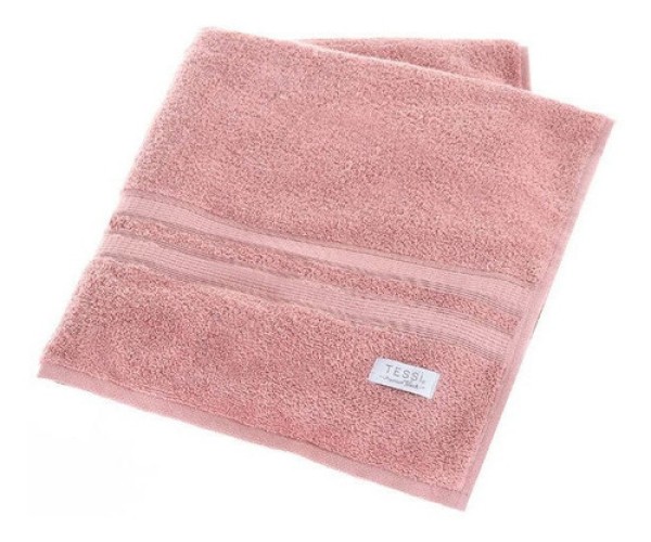 Toalha de Rosto Macia Algodao Alta Absorcao 50x80cm Rose 1un