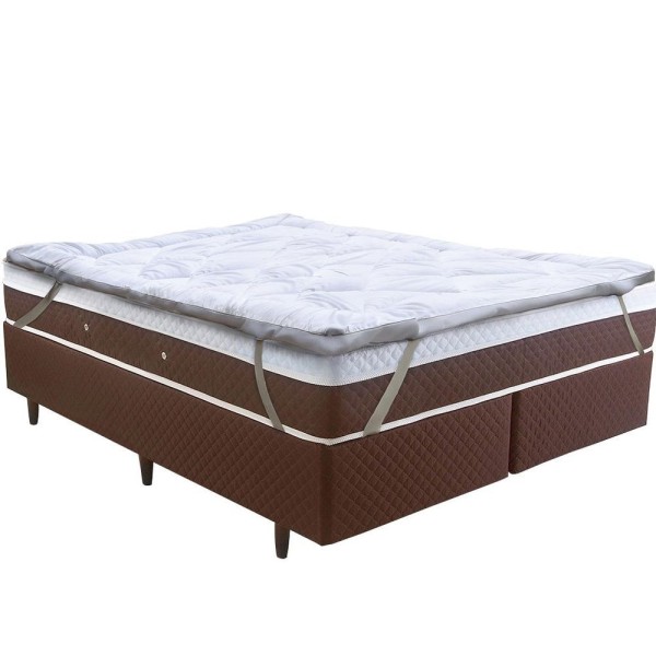 Pillow Top Queen Toque De Plumas 600G/M² Ultra Macio