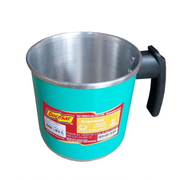 Encontraproduto.com.br - Leiteira Caneco Fervedor Multiuso 1.2l Turquesa Docesar