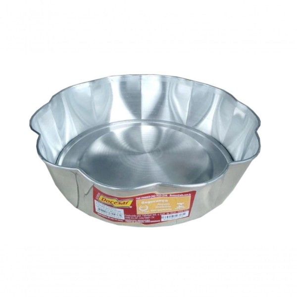 Encontraproduto.com.br - Forma Assadeira P/bolo Piscina Fundo Removível Nº 26 Docesar