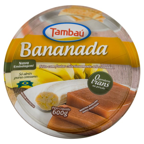 Encontraproduto.com.br - Bananada Tambaú Pote 600g