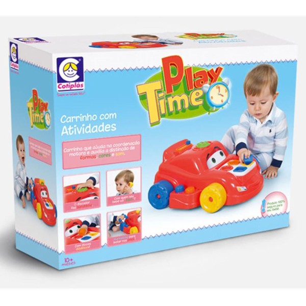 Encontraproduto.com.br - Play Time Carrinho com Atividades Cotiplas