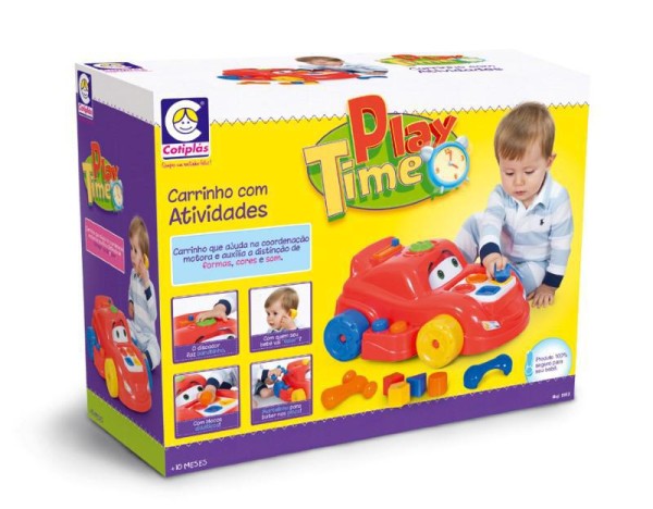 Encontraproduto.com.br - Play Time Carrinho com Atividades Cotiplas