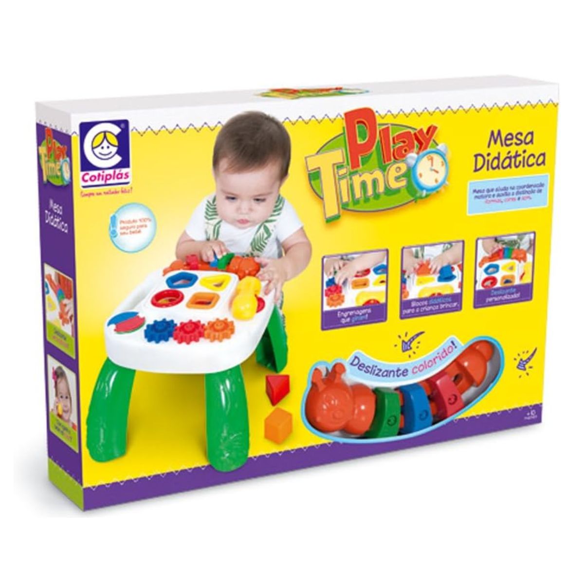 Encontraproduto.com.br - Play Time Mesa Didática Cotiplás- Sortido