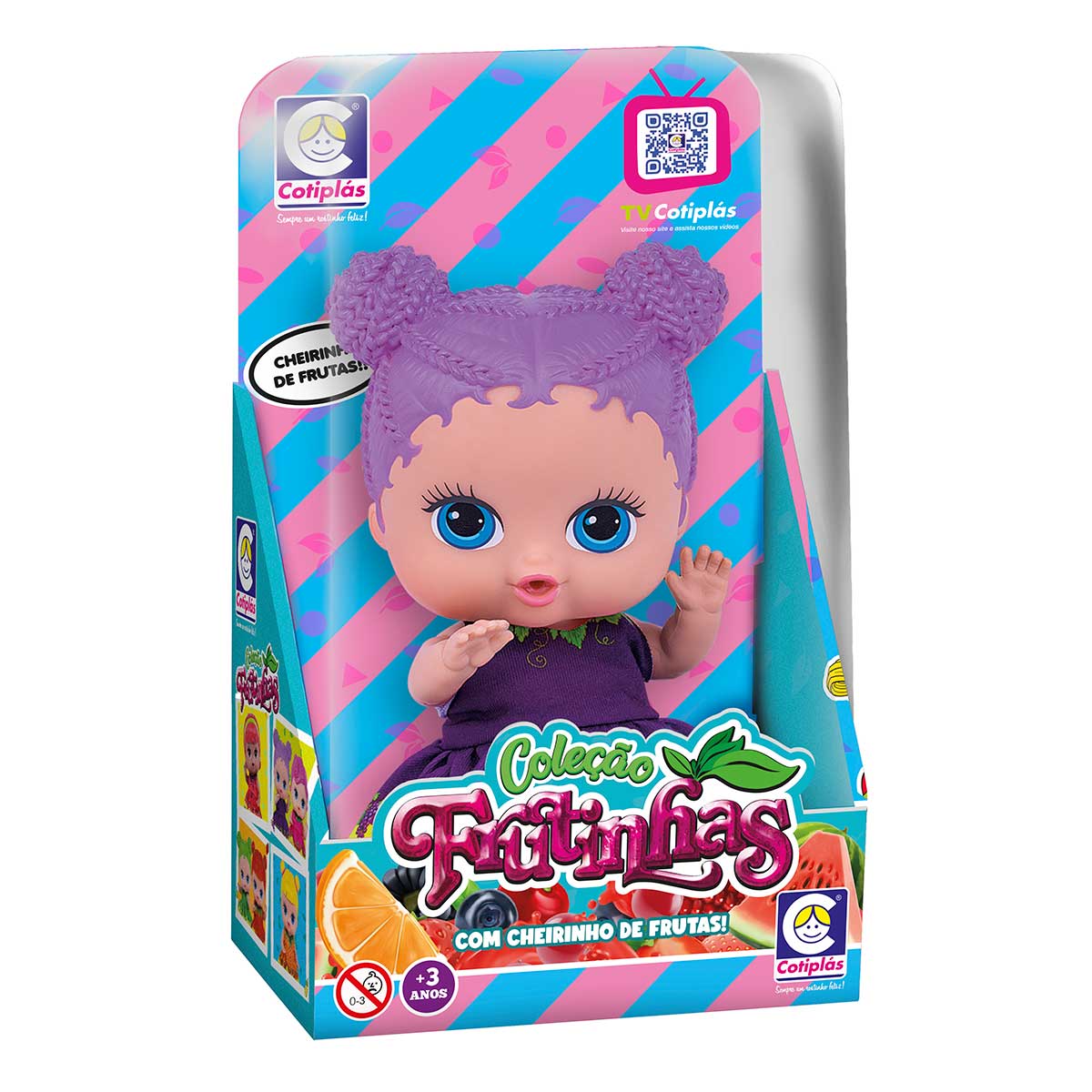 Encontraproduto.com.br - Boneca Frutinhas com Cheiro de Uva - Cotiplás
