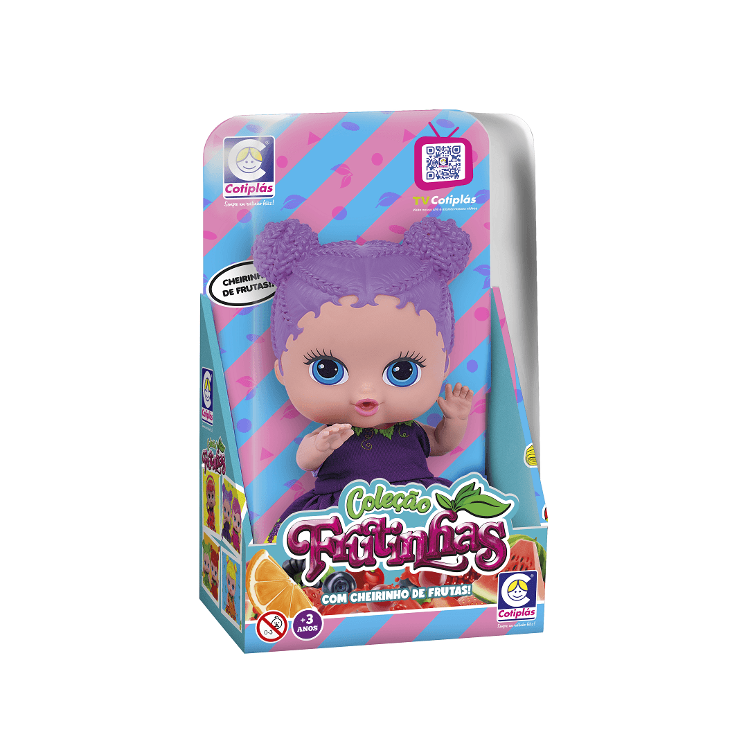 Encontraproduto.com.br - Boneca Frutinhas com Cheiro de Uva - Cotiplás