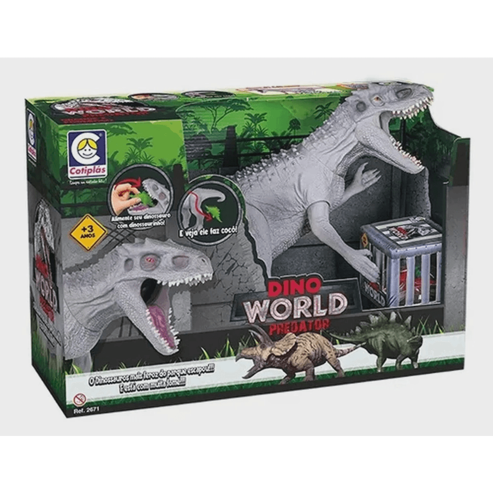 Encontraproduto.com.br - Dino Word Predator Com Dinossaurinhos Cotiplas 2671