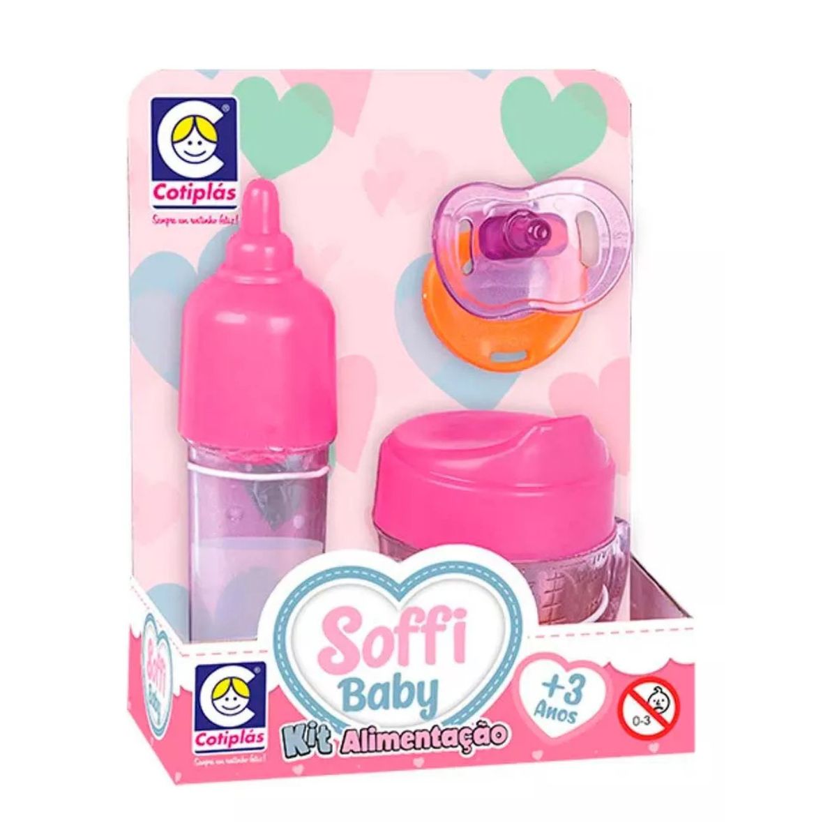 Encontraproduto.com.br - Kit Alimentacao - Acessorios para Bonecas - Soffi Baby - 2673 COTIPLAS