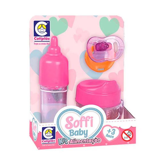 Encontraproduto.com.br - Kit Alimentacao - Acessorios para Bonecas - Soffi Baby - 2673 COTIPLAS