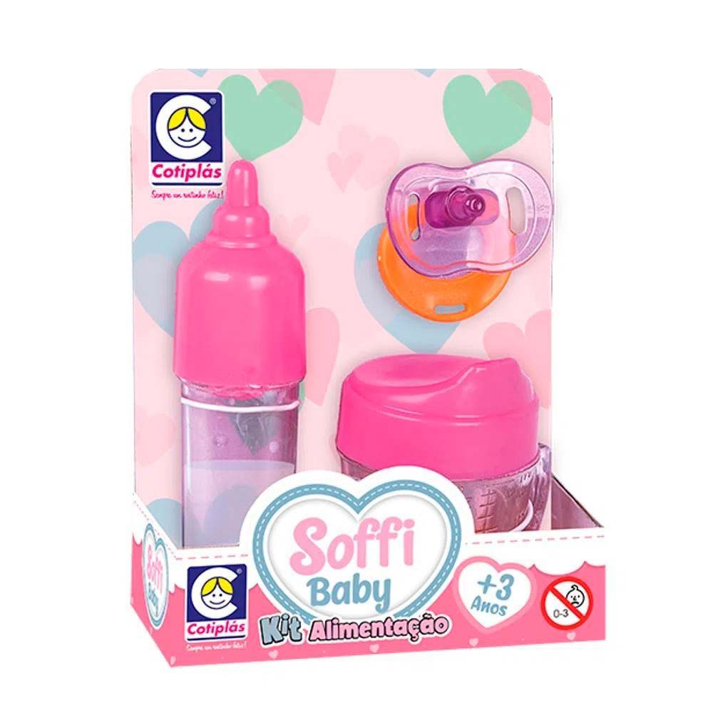Encontraproduto.com.br - Kit Alimentacao - Acessorios para Bonecas - Soffi Baby - 2673 COTIPLAS