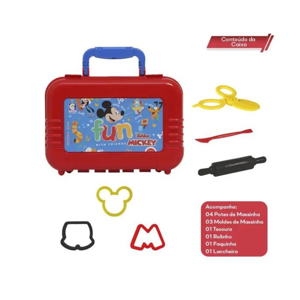 Encontraproduto.com.br - Lancheira do Mickey com Massinha Cotiplas 2682
