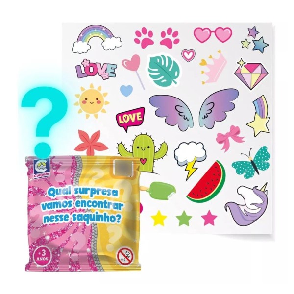 Encontraproduto.com.br - Boneco Ponei Rainbow Surprise Cotiplas 2711