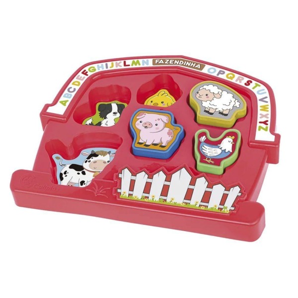 Encontraproduto.com.br - Kit Animais E Fazendinha Play Time - Cotiplas 2721