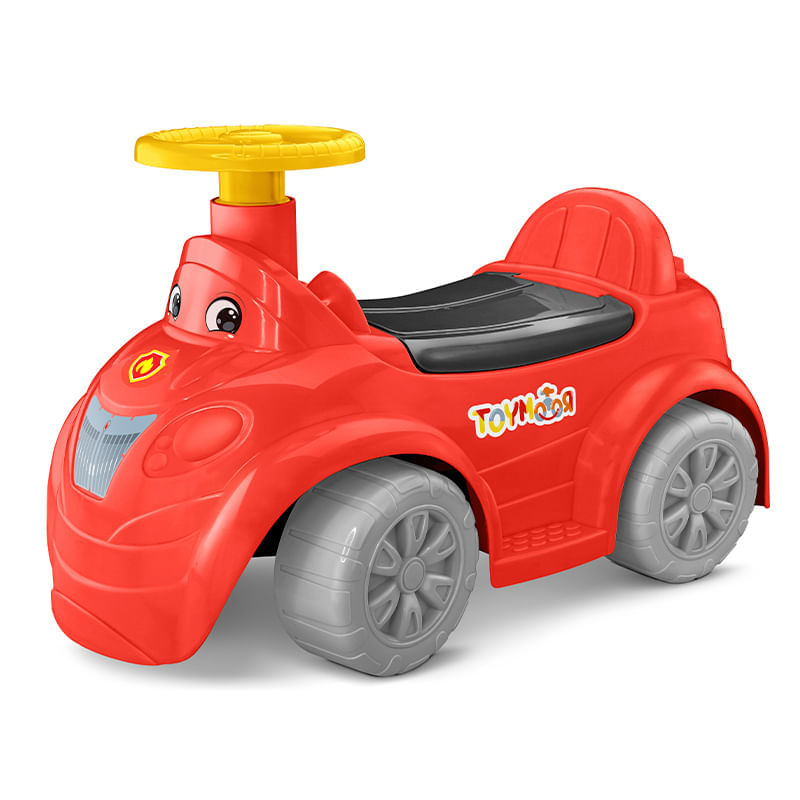 Mini Veículo De Passeio - Bombeiro - Carrinho De Empurrar - Toymotor - Roma Jensen - Vermelho