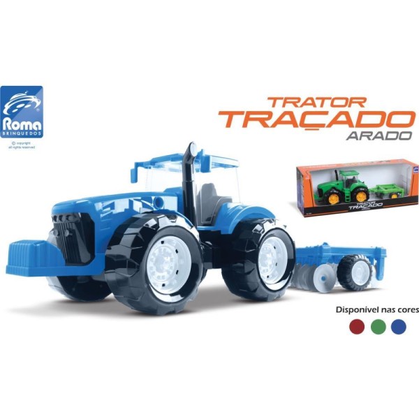 Encontraproduto.com.br - TRATOR TRACADO ARADO 47,5CM. (COR SORTIDA = 1 UND)