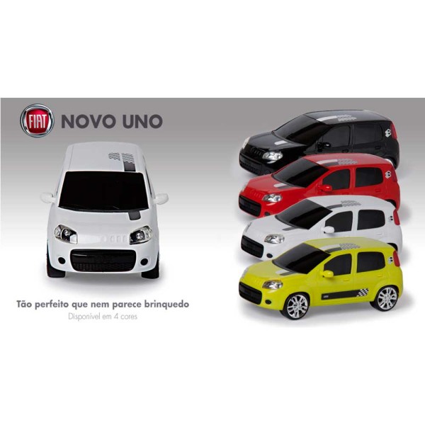 Encontraproduto.com.br - Brinquedo Carro Miniatura Fiat Uno Cores Sortidas Roma
