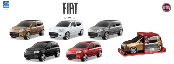 Encontraproduto.com.br - Brinquedo Carro Miniatura Fiat Uno Cores Sortidas Roma