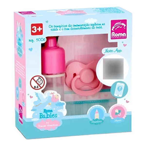 Encontraproduto.com.br - ROMA BABIES KIT PRIMEIRA MAMADEIRA 5006
