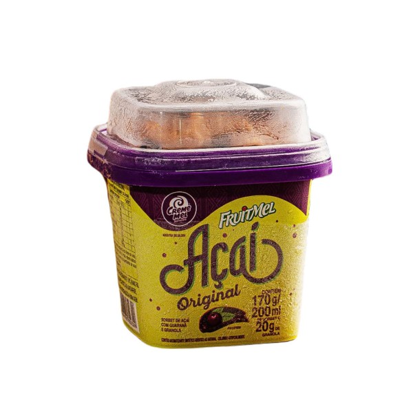 Encontraproduto.com.br - Açaí Tradicional Creme Mel Com Granola 200 ml