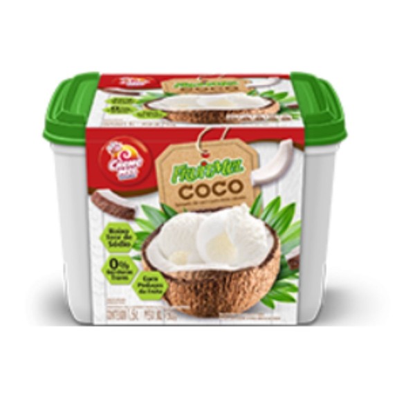 Encontraproduto.com.br - Sorvete Creme Mel Coco Branco 1.5l