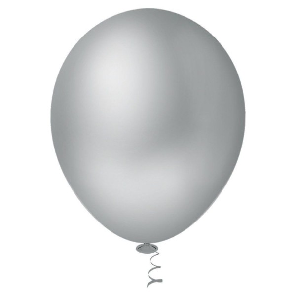 Encontraproduto.com.br - Balao Liso 9 Granfesta Cinza C-50 Pic Pic