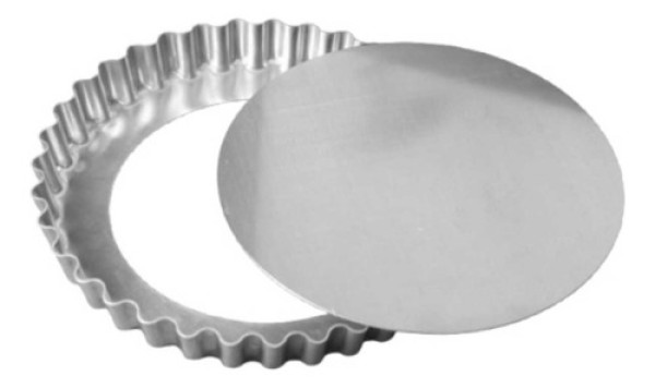 Encontraproduto.com.br - Forma Torta Crespa Fundo Falso 28cm - Roldan