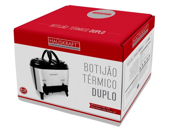 Encontraproduto.com.br - Botijão térmico duplo inox 12 litros