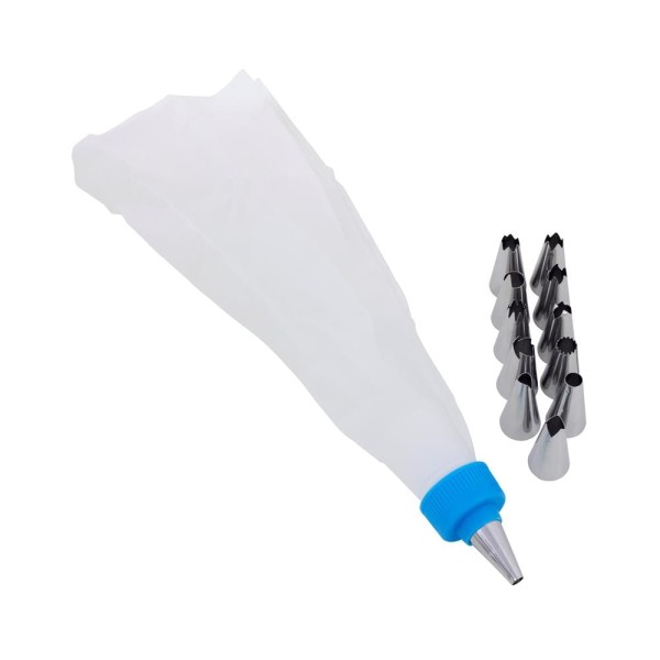 Conjunto Confeiteiro Western KC-112 em Aço Inox e EVA – 13 Peças