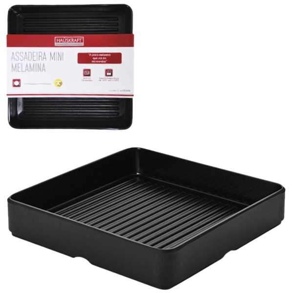 Encontraproduto.com.br - Forma / Assadeira Mini De Melamina Quadrada Hauskraft