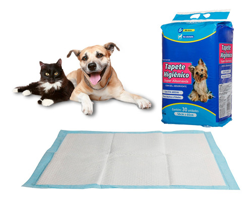 Tapete Higiênico Pet 50x60cm 30 peças Western Pet