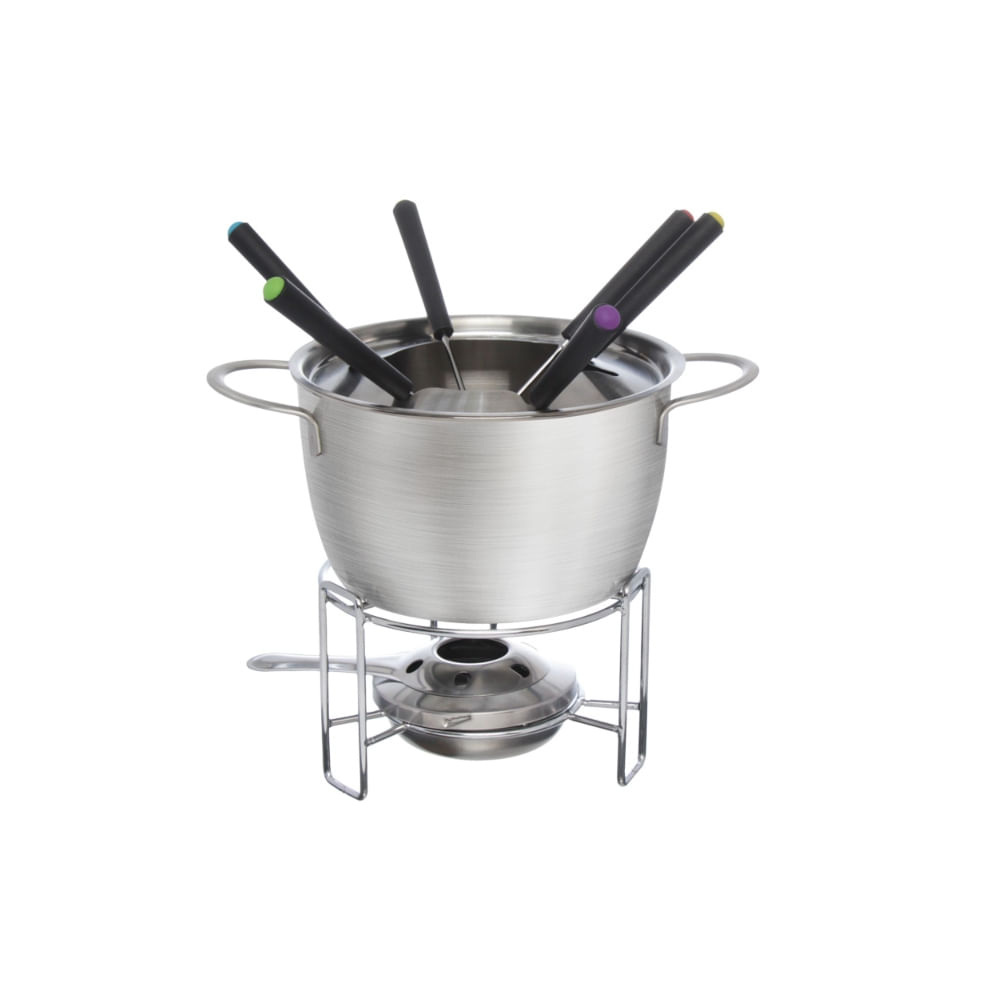 Conjunto para Fondue de Inox Davos 10 Peças