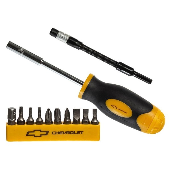 Encontraproduto.com.br - Jogo De Chave C/ Bits 12 Em 1 Chevrolet