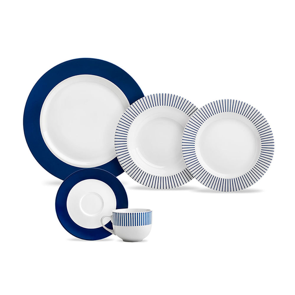Aparelho De Jantar 20 Peças Navy APJA-003