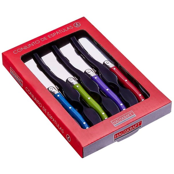 Encontraproduto.com.br - Espatula Colorida Jg 4pcs