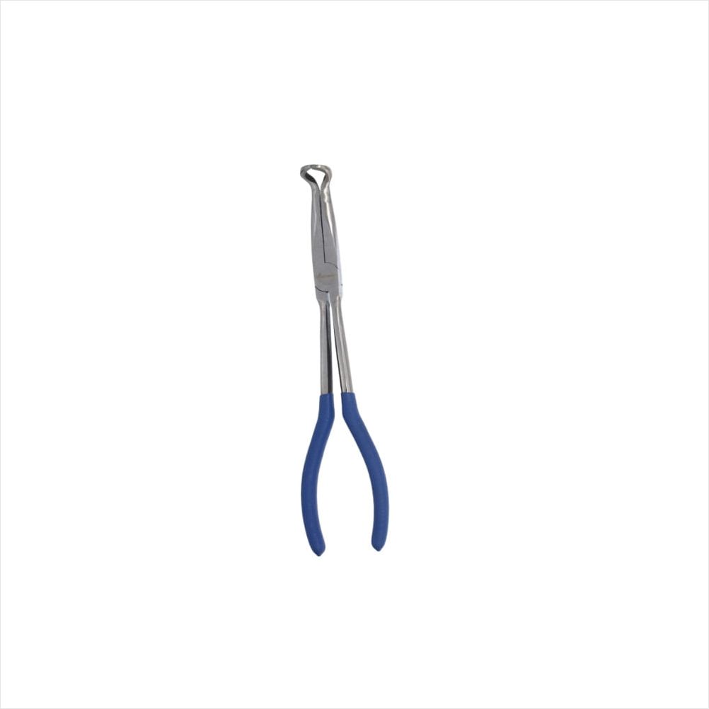 Encontraproduto.com.br - Alicate De Bico Meia Lua Longo Com Cabo Azul 11