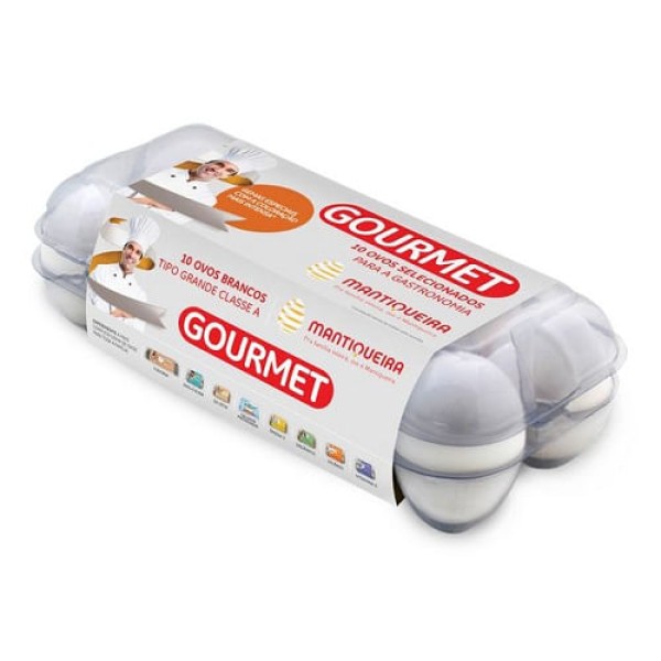 Ovos Mantiqueira Goumert Branco c/ 10 Unid