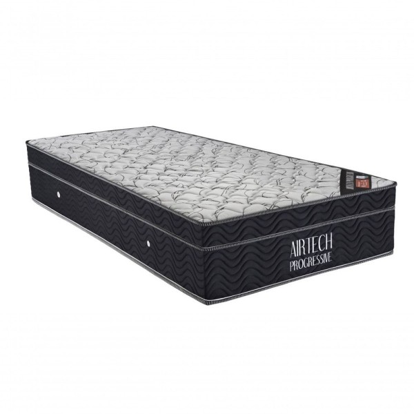 Encontraproduto.com.br - Colchão Solteiro Molas Nanolastic Airtech Progressive (78x188x35) - Ortobom