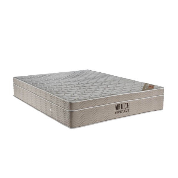 Colchão para Casal King AirTech SpringPocket D26 193cm com Molas Ensacadas