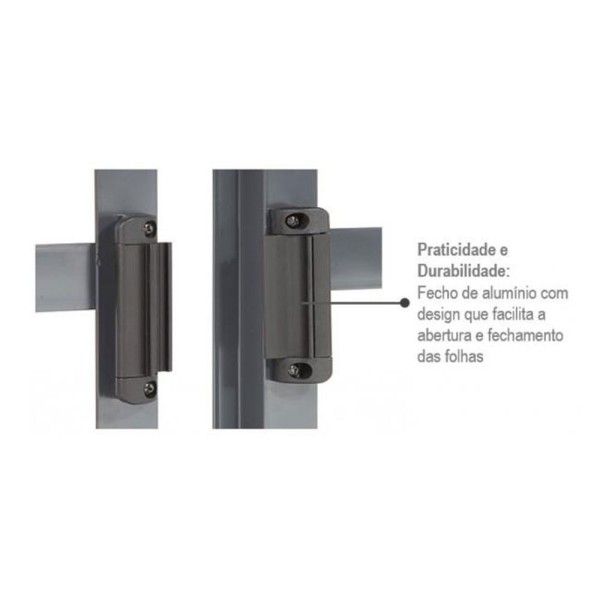 Encontraproduto.com.br - Janela de correr 4 folhas Belfort 100x120x8cm 63.41.340-2 Sasazaki